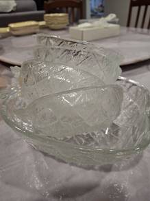 Pineapple design dessert glass bowls