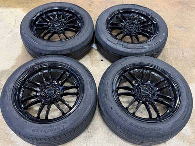 Sport Rim 16 Second Volk Rays RE30 Siap Tayar Seco