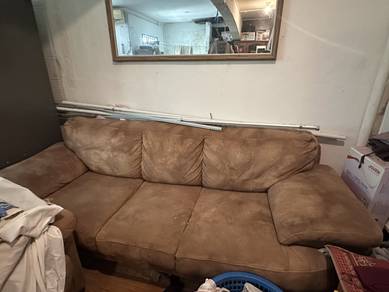 comfy sofa to clear