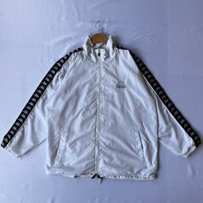 vtg Kappa Side Tape Windbreaker Jacket