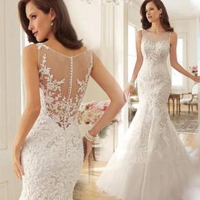 White prom dinner wedding bridal dress gown RB0168