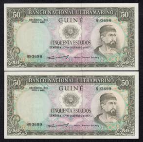 Portugal Guinea 50 Escudos 1971 UNC