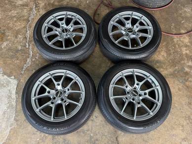 Rim second 16 rays G025 siap tayar vios myvi city