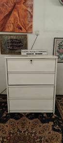 - White metal drawer cabinet