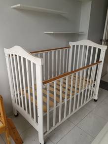 Preloved Solid Wood Baby Cot