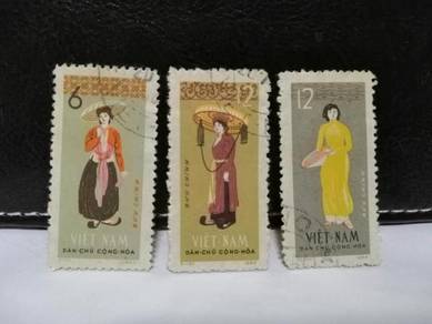 1964 Vietnam Stamp National Costumes