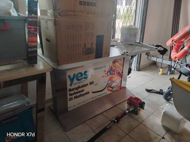 meja besi Stainless steel