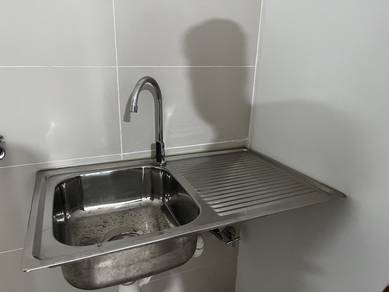 Stainless Steel Kitchen sink with faucet