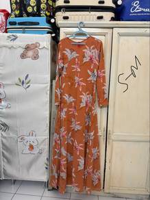 preloved long floral dress