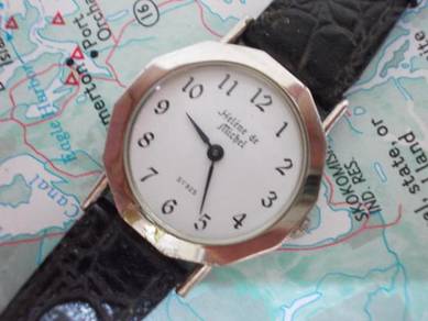 Original Helene de Michel lady solid silver watch
