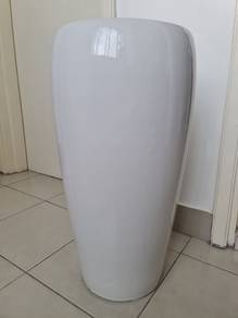 Elegant Large White Ceramic Vase | Minimalist Vase