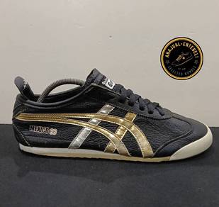 ONITSUKA TIGER Mexico 66 Black/gold  (7uk) ✅