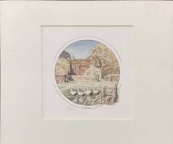 Quick Sale RM100 Signed Lithograph by S.J. Bourne