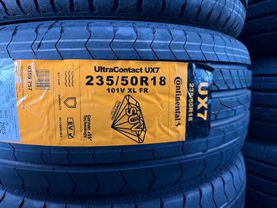 235/50/18 Conti ux7 Tayar baru tahun2025