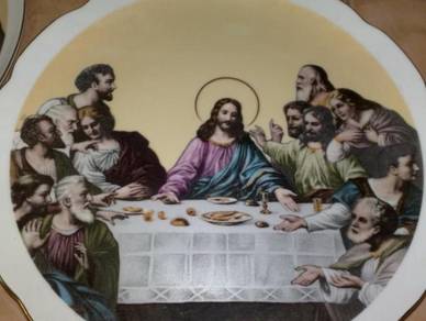 Pinggan deco christian wall decor plate 4