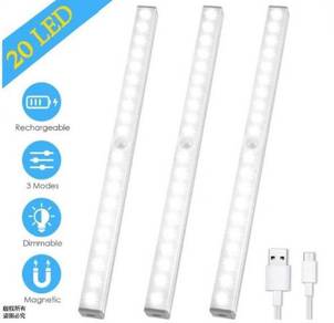 297MM USB Rechargeable 20 LED Motion Sensor Light