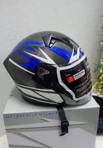 helmet yamaha blue om