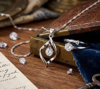 Silver925 Necklace and ring set