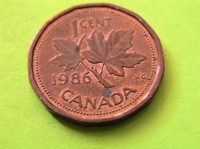 Canada 1 Cent 1986