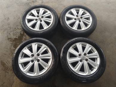 Rim second 15 vios ori siap tayar myvi vios bezza