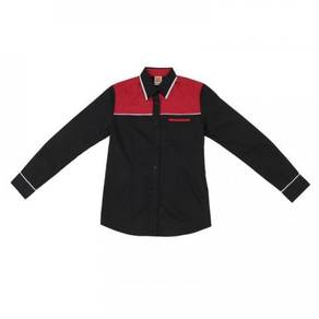 Baju Korporat Oren Sport Ladies F1 3902 Black/Red
