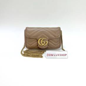 Preloved Gucci Beige Marmont Super Mini