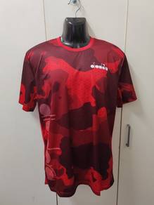 ITEM BARU_T-shirt Red DIADORA size XL