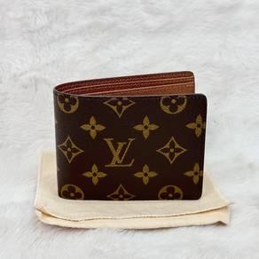 LV Brown Monogram Bifold Wallet RFID