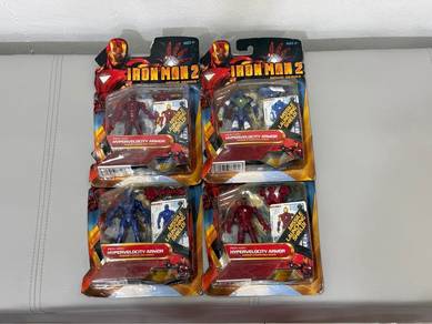 Set of 4 Unopened 4inch Iron Man 2 Figure