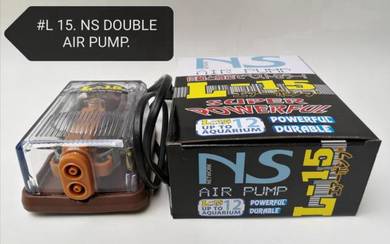 L-15 NS Double Air Pump Pam Udara Aquarium Fish