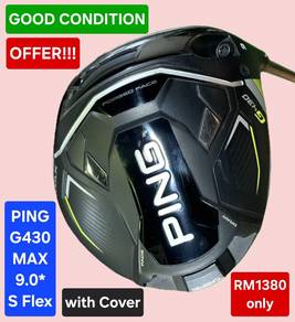 PING G430 MAX 9.0* S Flex with Cover