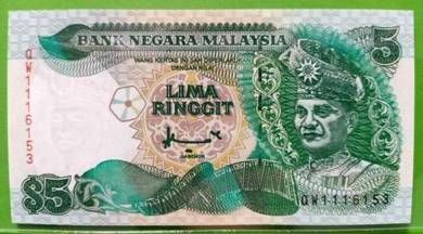 7th series (1998) RM5 Ahmad Mohd Don last prefix
