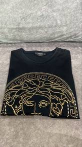 Authentic Versace Crystal Black Tee L P22”