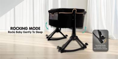 Crolla® Miiya (Obsidian Black) Baby Rocker