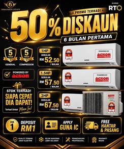 Aircond Acson Dual Inverter (Segamat)