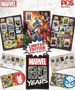 WTS Marvel Comics 80 Years folder set