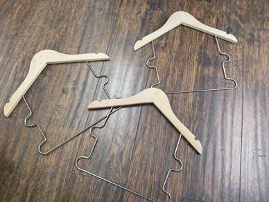Hanger Budak Gantung Baju Dengan Seluar Sekali