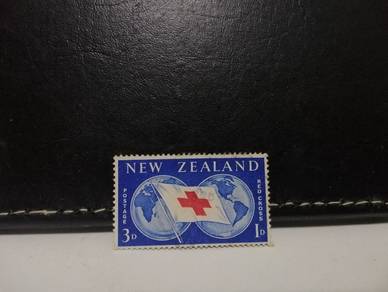 1959 New Zealand Stamp Red Cross