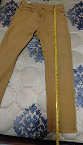 Levi's 505 Regular Straight Jeans (Khaki/Tan) 