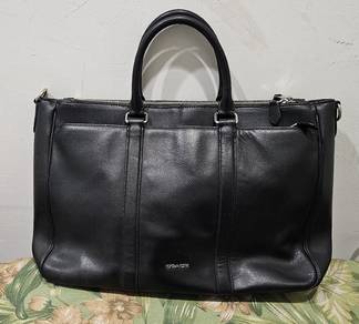 COACH METROPOLITAN Crossgrain Leather Briefcase ✅️