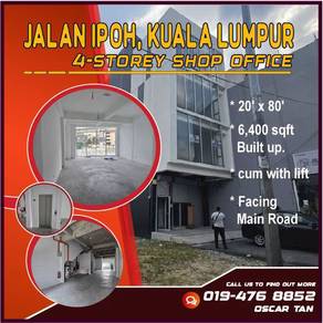 Shop lot For Rent in Jalan Ipoh,KUL