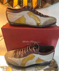 Authentic SALVATORE FERRAGAMO Men Sneakers Size 7❤