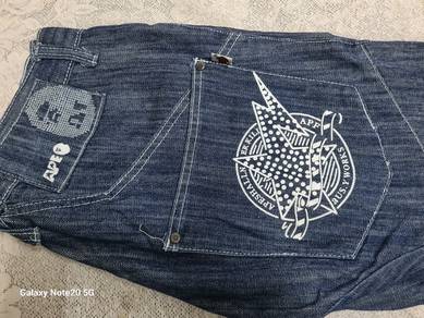 Original Men's Bape Denim Jeans  Size 32