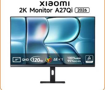 Xiaomi 2K Monitor A27Qi 2026 Model - 120Hz Refresh