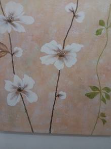 LARGE OIL CANVAS PAINTING with frame