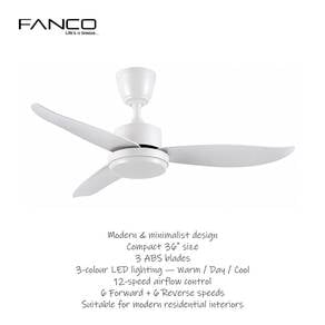 FANCO BREEZA F-836 36" Ceiling Fan