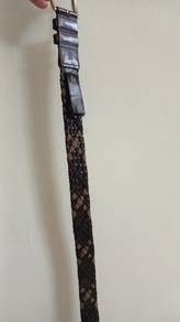 Massimo Dutti Braided Leather Belt