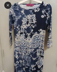 Boohoo Blue Slim Fit Dress