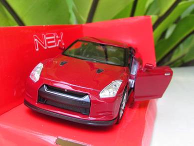 Welly NEX (11cm) Nissan GTR R35 Red Sports Car