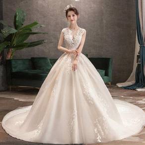 White fishtail wedding bridal dress gown RB1159